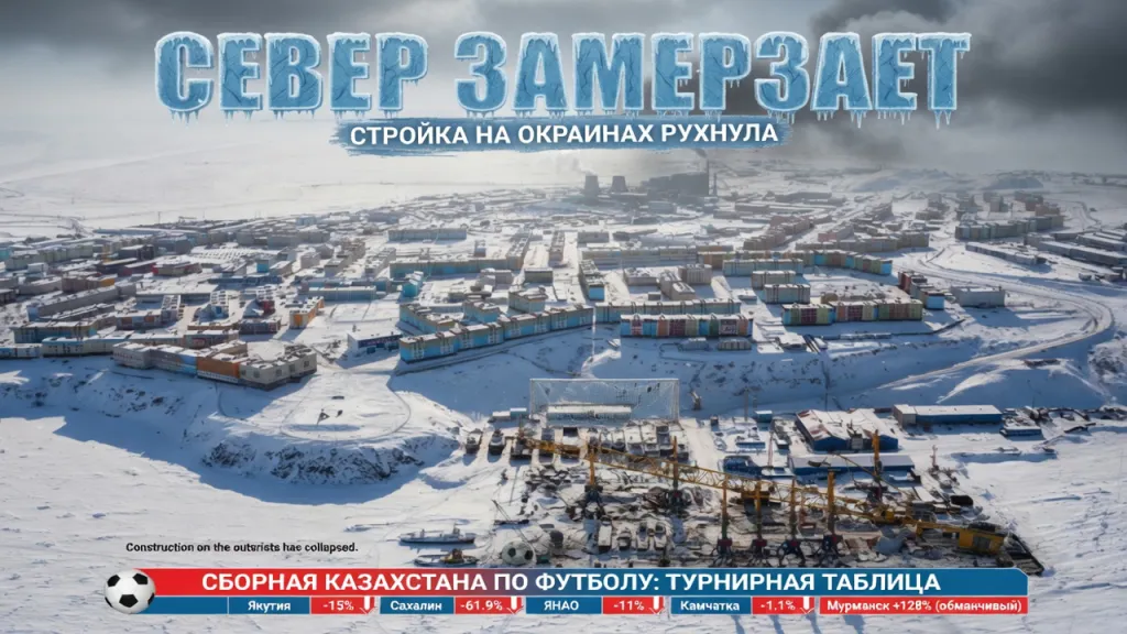 Север замерзает. Стройка на окраинах рухнула